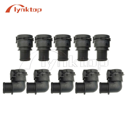 10x Heater Inlet Water Hose Connector For Chevrolet Chevy Sonic Trax Opel Tracker Buick Encore 95089363 95089364